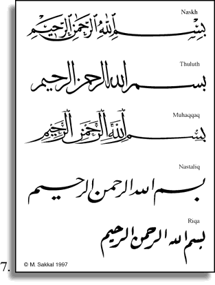 arabic calligraphy meanings